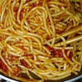 ﾋﾟﾛﾐ♡'s cooksnap of when they made トマトソーススパゲティ.