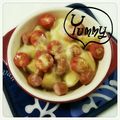 suchmos's cooksnap of when they made じゃがいものチーズ焼き.