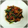 suchmos's cooksnap of when they made 真夜中のレバニラ炒め.