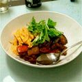 ぐぅたらのんさん's cooksnap of when they made 茄子と豚肉のスタミナ丼.