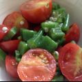 ありちゃんです's cooksnap of when they made 食卓を彩る夏おつまみ☆オクラトマト和え.