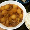 ＊あい's cooksnap of when they made じゃがいもと玉ねぎ、豚肉の煮物.