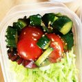 カンナパンダ's cooksnap of when they made 超簡単☆トマトときゅうりのゴマぽんマリネ.
