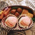 なちゅばぁ's cooksnap of when they made キャラ弁☆カラフルかたつむり♪.