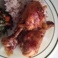 marwee's cooksnap of when they made 煮卵の漬け汁を活用☆骨付き鶏の照り焼き.