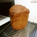 わたるんママ's cooksnap of when they made 板チョコ＆ココア食パン（ＨＢ使用）.