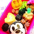 ぽむぽむ★'s cooksnap of when they made 簡単☆ミッキー☆おにぎり〈キャラ弁〉.