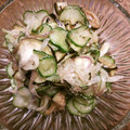 arimiena's cooksnap of when they made 茄子とキュウリのみょうが胡麻和え.