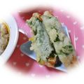 ゆけり３兄弟's cooksnap of when they made お弁当に♪ウインナーのシソ巻き天プラ.