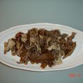 happyちぇりん's cooksnap of when they made ヤーコンと豚肉のオイスターソース炒め☆.