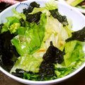 かおりんごぬ's cooksnap of when they made 混ぜるだけ♪レタスと海苔のしっとりサラダ.