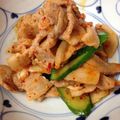 つよまおママ's cooksnap of when they made 豚キムチ　きゅうりがポイント.