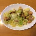 スタベッティ's cooksnap of when they made 鶏とキャベツのレモン醤油炒め.