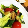 aiaiacco's cooksnap of when they made 【5分】たたき胡瓜とトマトの柚子胡椒あえ.