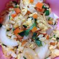 ふちこさんさん's cooksnap of when they made 最後まで飽きないごろごろ具材のチャーハン.
