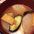 kuni♥︎'s cooksnap of when they made みそ汁①：茄子と大根.