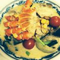 ちぃちぃ4419's cooksnap of when they made トウモロコシがご飯代わりのイエローカレー.