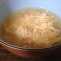 青blueblue's cooksnap of when they made ふわふわ卵のコンソメスープ♪.