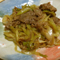つきうき's cooksnap of when they made 牛肉と白ネギのオイスター炒め.
