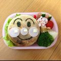 ゆかぺゆなこ's cooksnap of when they made 簡単♪アンパンマンのマフィンサンド弁当.