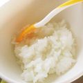 Nitingale's cooksnap of when they made ルクエで♡お米から作るお粥さん.