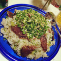 いとうのもっちゃん's cooksnap of when they made かつおのたたきと新生姜の手ごね寿司.