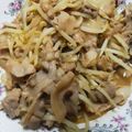 pucyipan's cooksnap of when they made 豚もやしの味噌炒め.