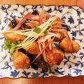 えみこキッチン's cooksnap of when they made 薬味たっぷり ！ささみとなすの梅ゴマ照り.
