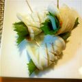 めきゃべつ's cooksnap of when they made おつまみに☆竹輪の大葉梅干し巻き.