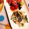 しゅうゆうけいはる母's cooksnap of when they made 小松菜とちくわの白和え.