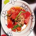 しゅうゆうけいはる母's cooksnap of when they made ニラとトマトのツナサラダ☆.
