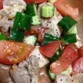 のんひよｏ○'s cooksnap of when they made レンジでチン♪鶏モモ肉のサラダ.