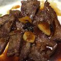 紺さん's cooksnap of when they made 俺男飯メガステーキ激ウマ簡単本格ソース！.