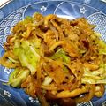 monsana's cooksnap of when they made 豚肉ときゃべつの味噌炒め.