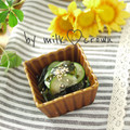 milk＊crown's cooksnap of when they made わかめときゅうりの酢の物.