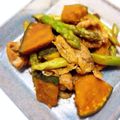 wave0073's cooksnap of when they made アスパラとカボチャの豚肉炒め.