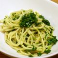 chou*'s cooksnap of when they made 青シソ、パセリ、パルミジャーノのパスタ♪.
