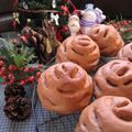 もえどんはは's cooksnap of when they made 松ぼっ栗パン！（マロンジャムの胡桃餡入り）.