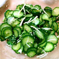 chacco1107's cooksnap of when they made きゅうりと生姜の酢の物.