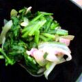 ユーロン's cooksnap of when they made ほうれん草ベーコン炒め.