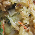 きらり流れ星's cooksnap of when they made 新玉ねぎの上の緑の所をかき揚げにしました.