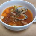 ボクのかあちゃん's cooksnap of when they made cafe風。アサリのトマトスープ♪.