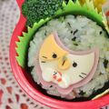 saorin＊＊'s cooksnap of when they made キャラ弁＊丸い型抜きで簡単♬ネコちゃん.