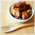 にけ☆★'s cooksnap of when they made 鶏むね肉を切って丸めてジューシー唐揚げ.
