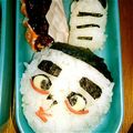 nekowahaha's cooksnap of when they made キャラ弁☆バカ殿　ありがとう.