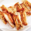 たいちゃ〜ん's cooksnap of when they made 餃子の皮アレンジ☻アスパラ肉巻き.