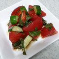 はやっち's cooksnap of when they made トマトと青しそのマリネ.