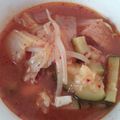 MAX♡'s cooksnap of when they made 豚肉豆腐コチュジャンチゲ・고추장찌개.