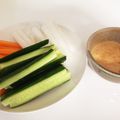 ru3e's cooksnap of when they made 温野菜に！セブンの野菜スティックソース風.