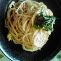ぐりtoぐら's cooksnap of when they made バター不使用☆キノコ&明太子パスタ.